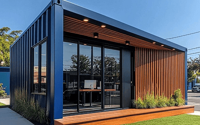 Modern studio modular unit exterior