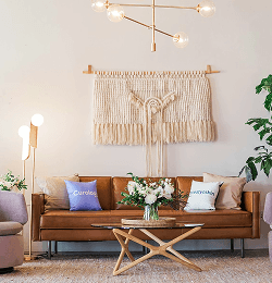 Modern studio module living interior