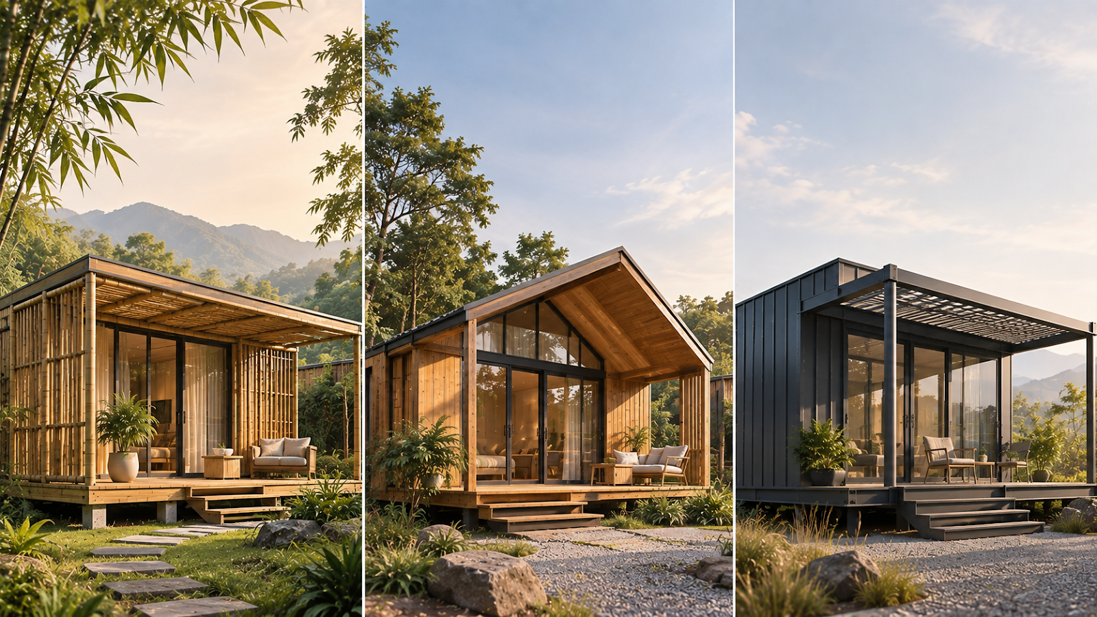 Steel vs Timber vs Bamboo: Which Modular Home Is Right for You?